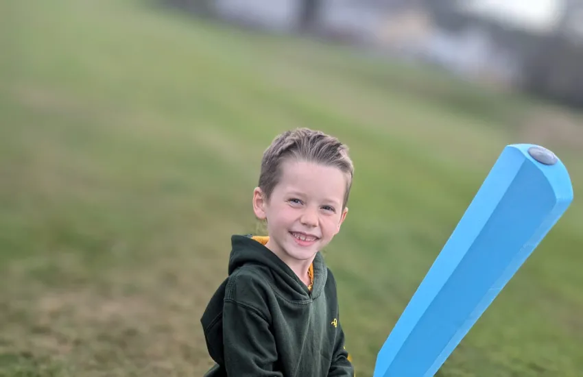 a cub playing rounders