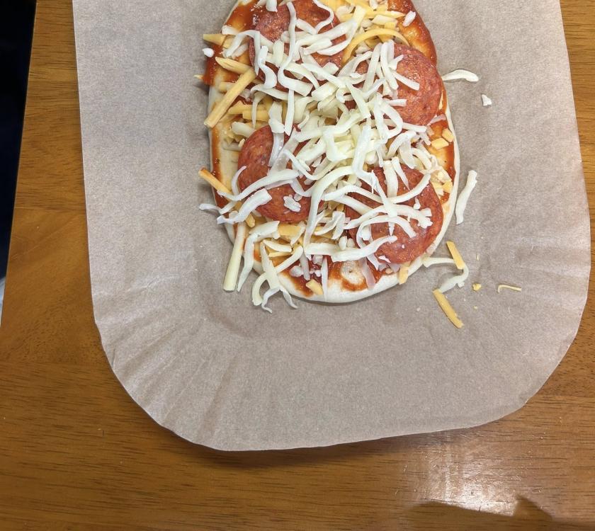 pizza made by a beaver scout